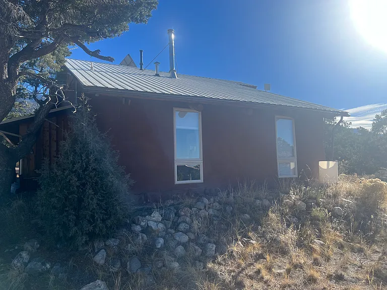 West view of the house