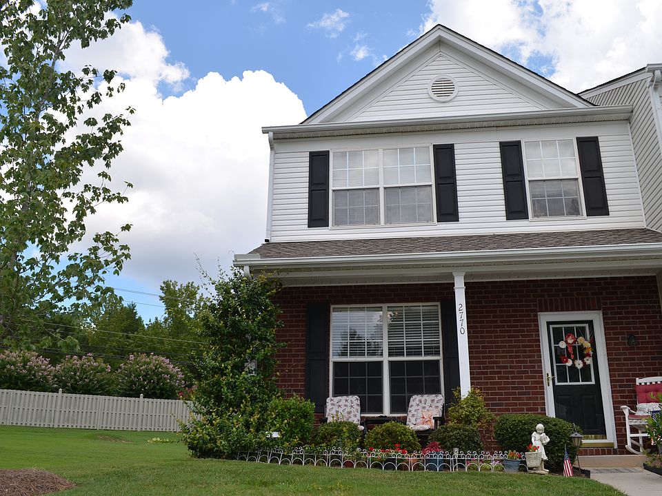 Brick front, covered porch