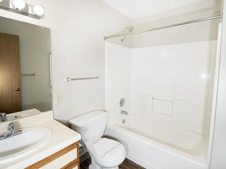 Full Bathroom Complete with a Bathtub