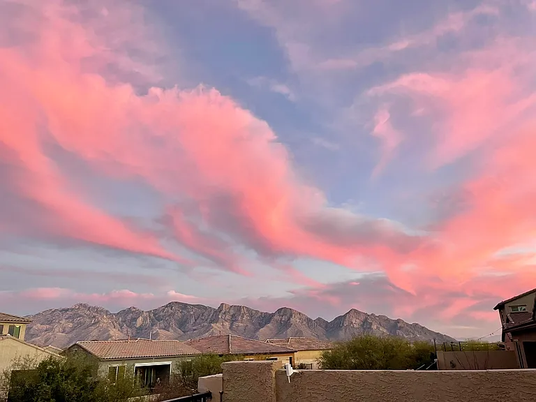 Mount Lemmon from the rear deck