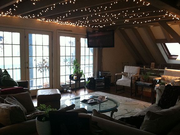 living area with (3) French Doors onto 60-5' x 15' deck