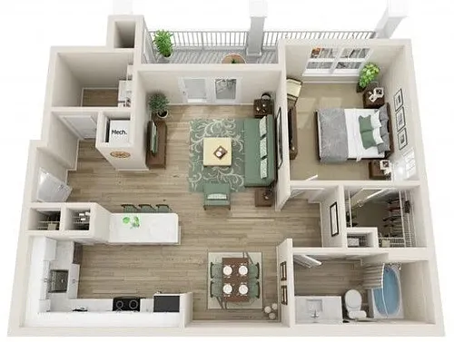 Floor plan The Juniper Alt Patio