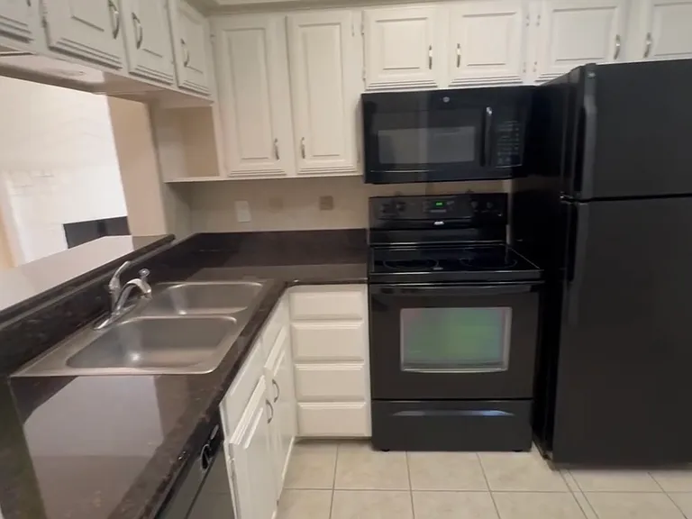 Kitchen furnished with all appliances.