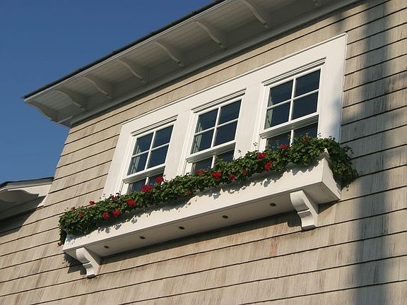 Planter Boxes w/ European Alpine Balcony Geraniums
