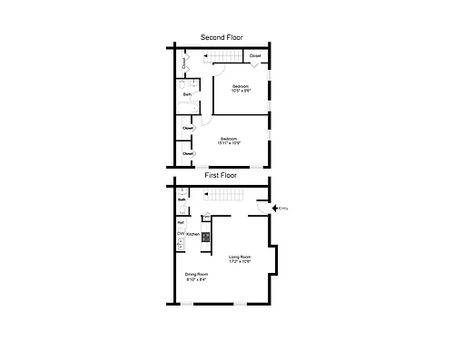 Floor plan Townhouse South