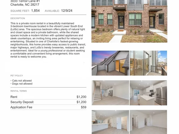 3033 Terroir Ln, Charlotte, NC 28217