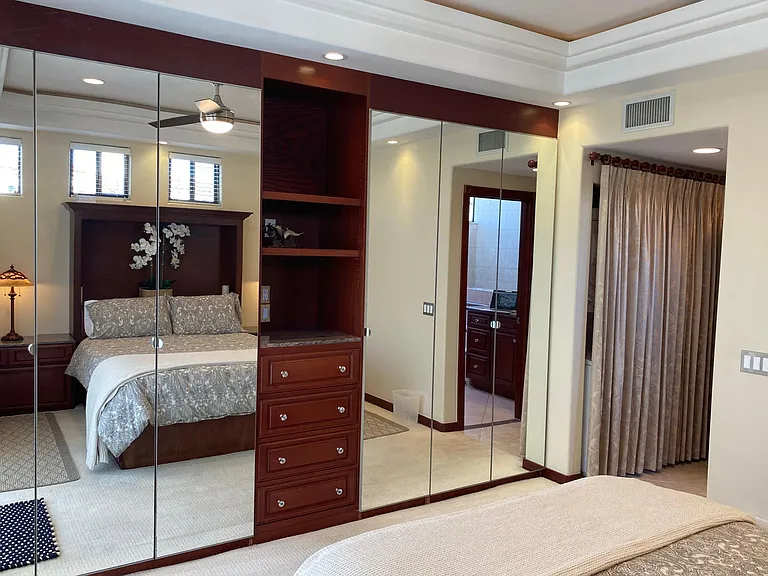 Master double closets