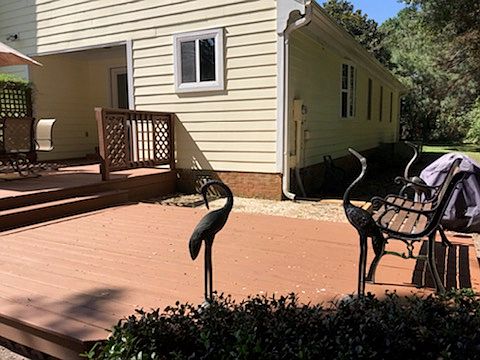 Side deck & back of home
