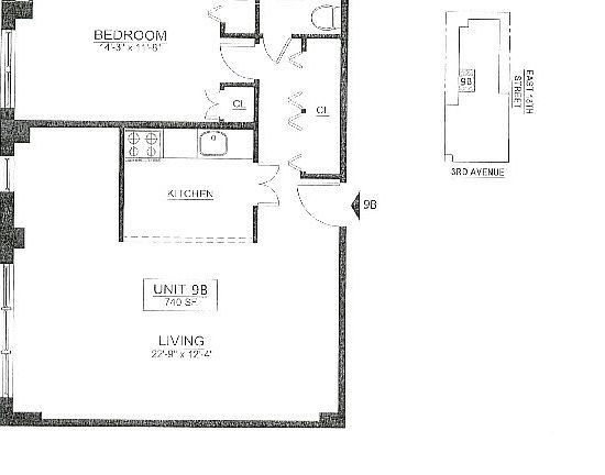 2nd image of 150 E 18th St APT 9B