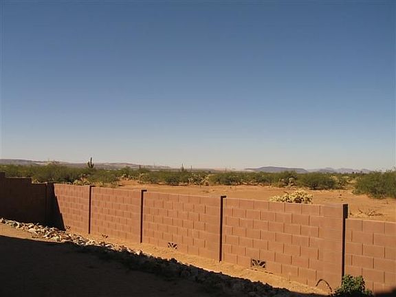 Backs to Natural Open Desert