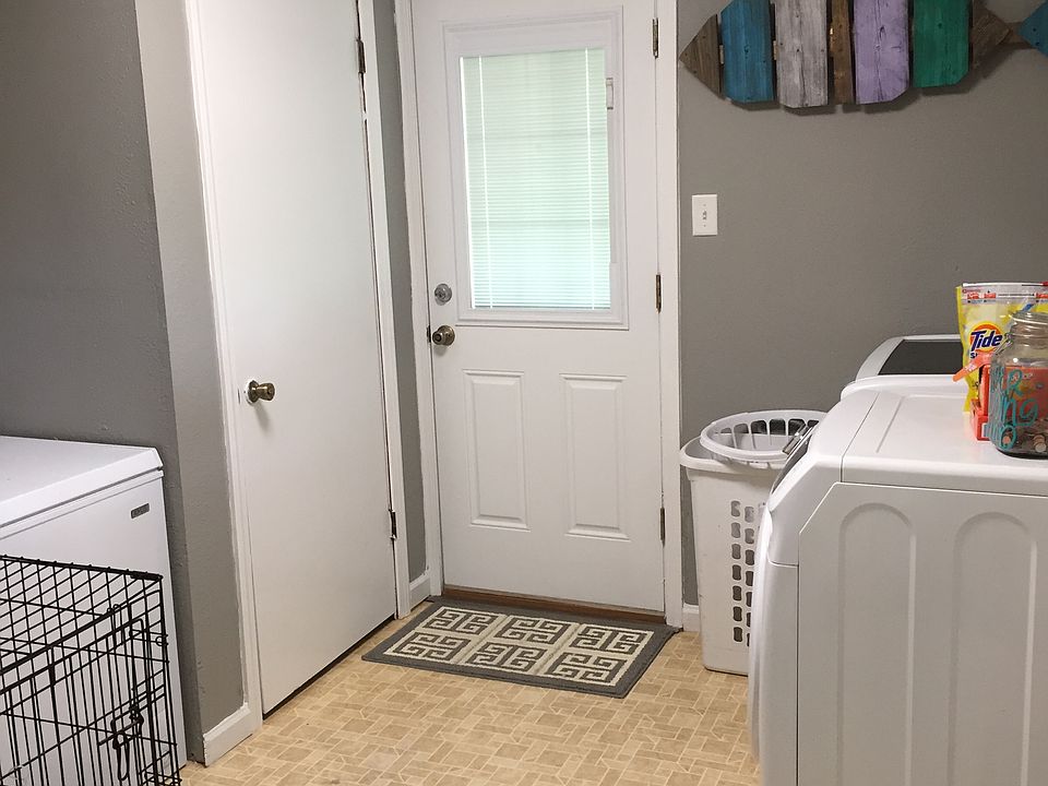 Laundry view from kitchen 