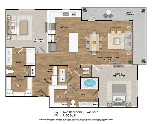 Floor plan B2