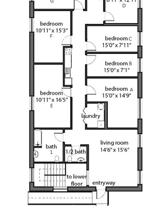 1st image of 145 N Gill St #H