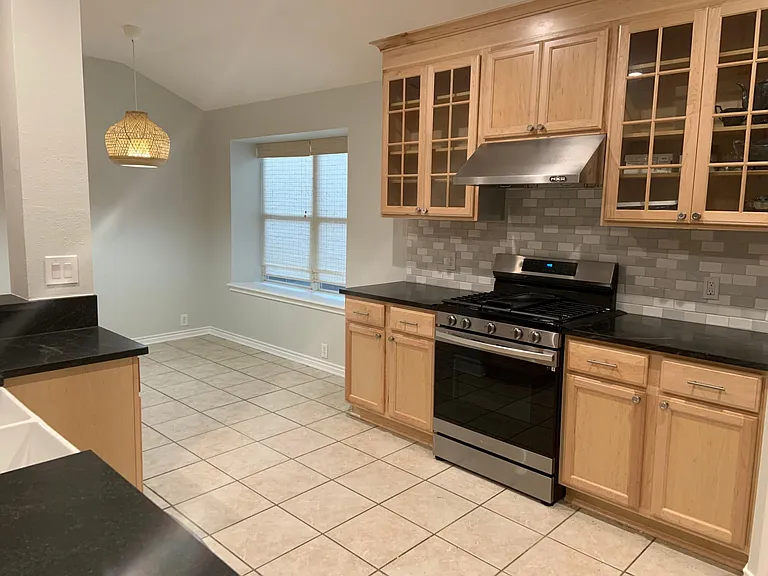 Kitchen with view to breakfast area