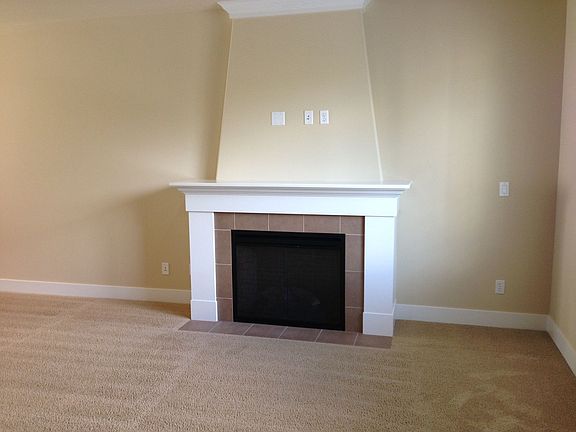 Cozy gas fireplace