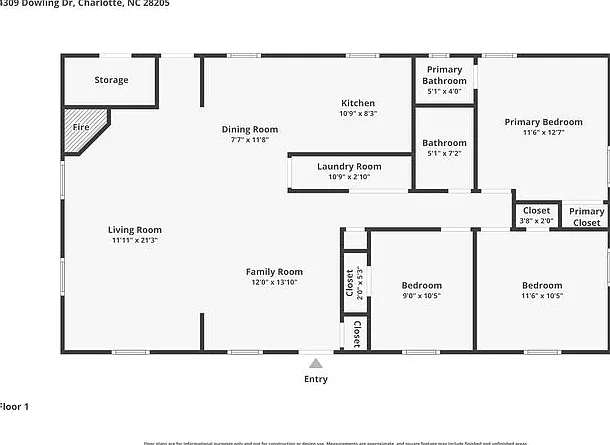 3 bed, 1.5 bath, 1323 sqft, $1,645 — Photo 2