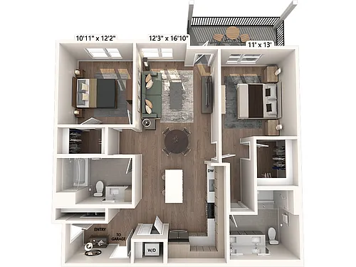 Floor plan B3U