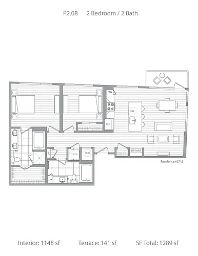 Floor plan PH2A