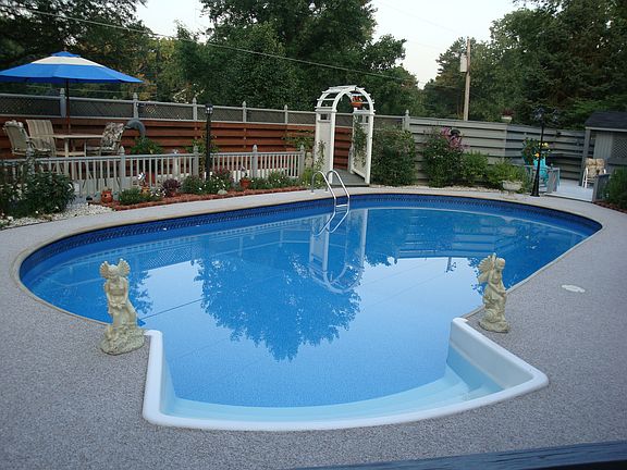 Backyard pool