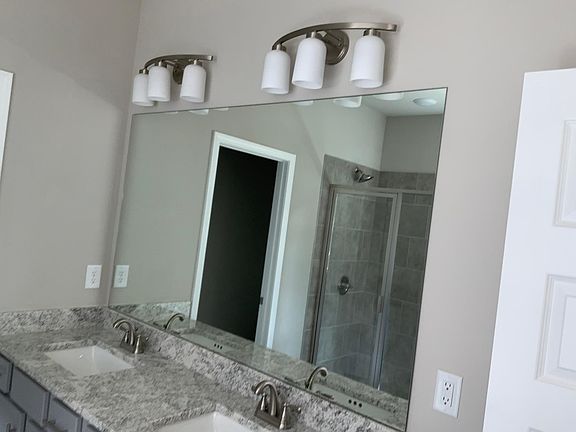 Full bathroom with for master bedroom.