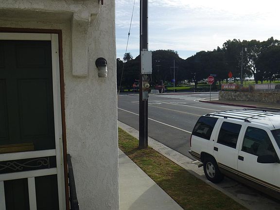 View of Point Fermin Park from front steps.