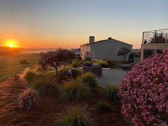 Sunset from backyard of home.