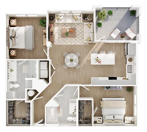 Floor plan B2