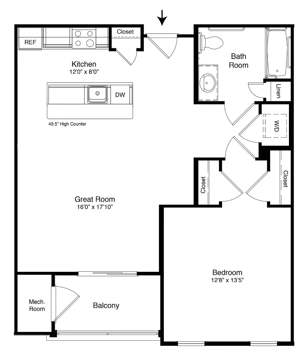 Floor plan Brig II