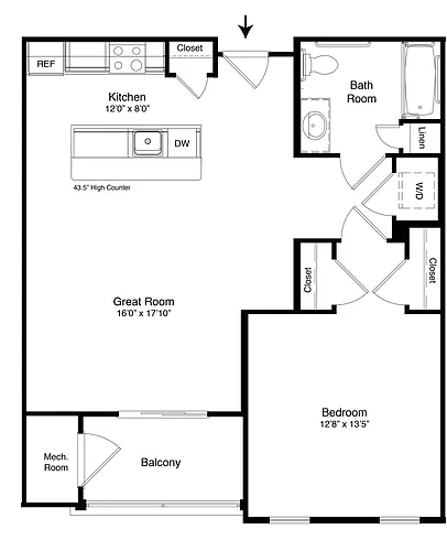 Floor plan Brig II