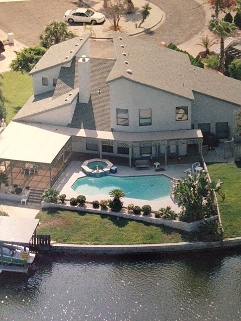 Aerial Shot -- Back yard