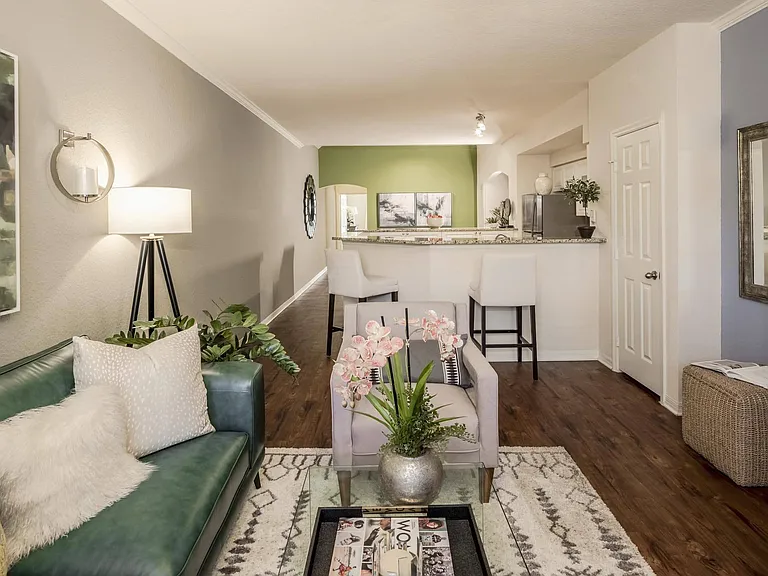 Open living layout