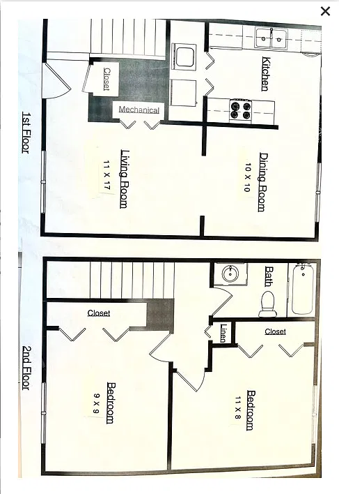 Floor plan 2-Bedroom