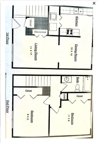 Floor plan 2-Bedroom
