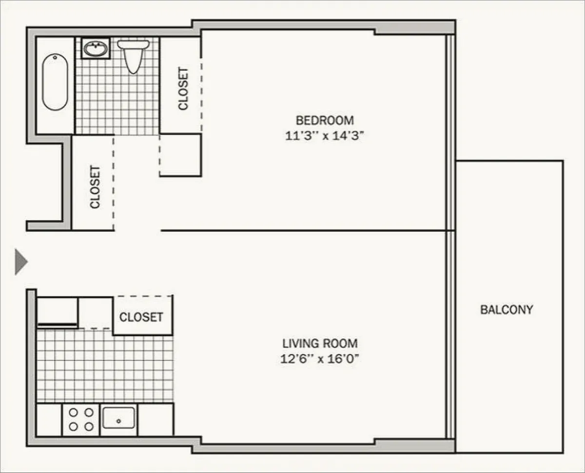 Floor plan The Allegheny