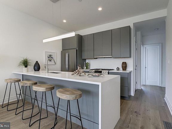 Close up of kitchen with brand new Bosch appliances