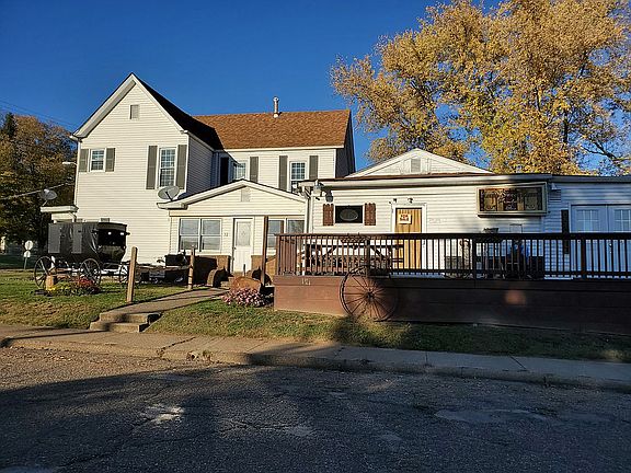 Side of house front of buisn