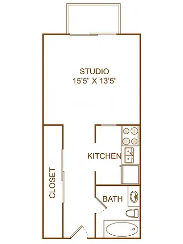Floor plan The Charles Renovated