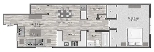 Floor plan A2 - Bunt II