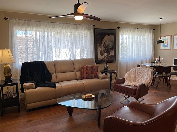 View from living room towards dining area