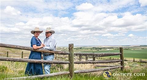 Montana sky and view
