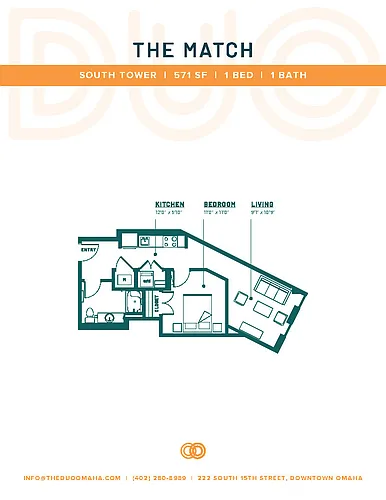 Floor plan The Match