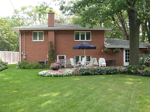 rear of house