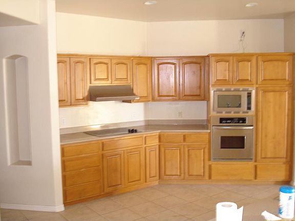 only half of kitchen