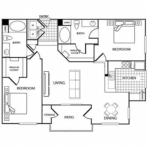 Floor plan Santa Barbara