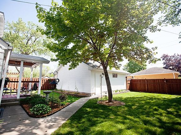 A large private backyard make this home the perfect place to entertain.