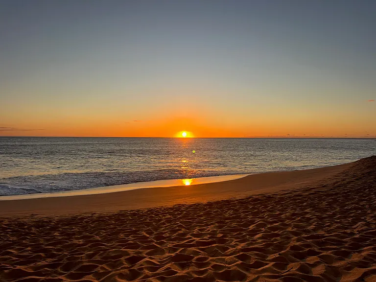 Sunsets here are magical!
