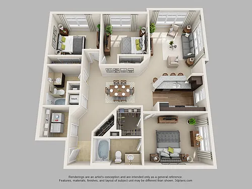 Floor plan D1