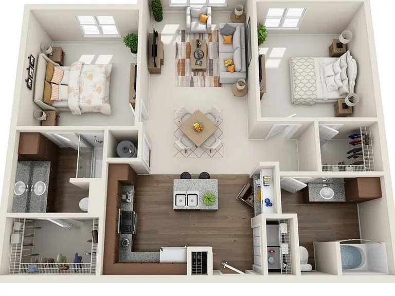 Two bedroom two bathrooms Two bedroom two bathrooms