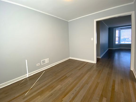 Spacious eat in dining room.