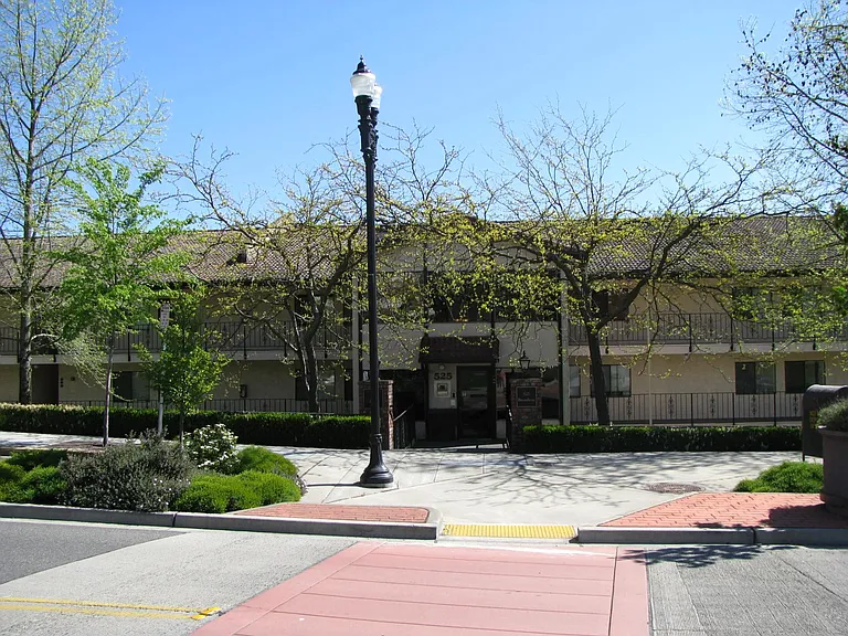 Front of building